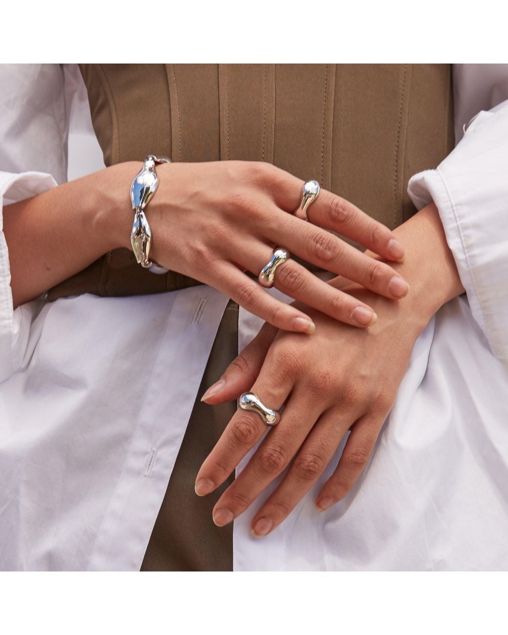 Biko Jewellery Metallic Amphora Bracelet