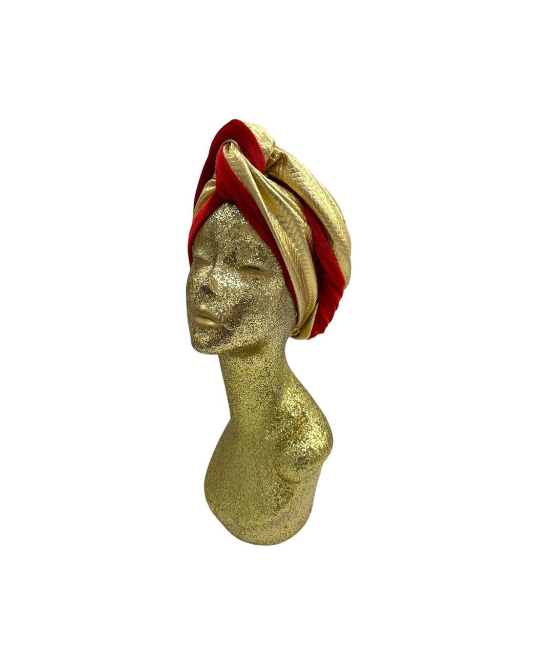 Julia Clancey Red Classic Zia Ruby Reversible Turban