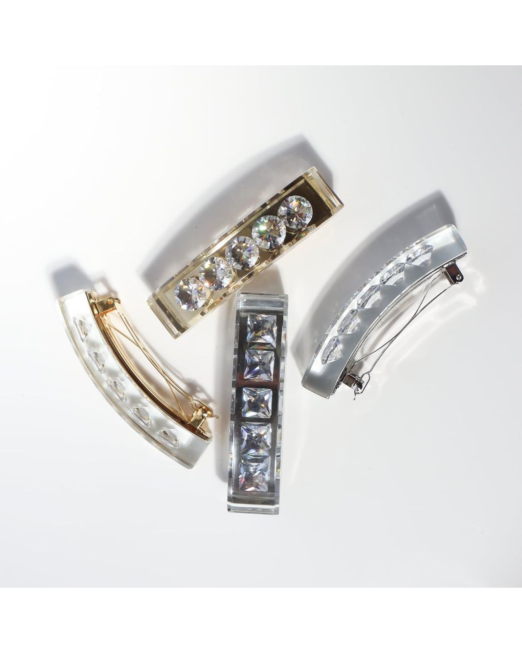 Iostudio Metallic Jewelry Barrette Happiness