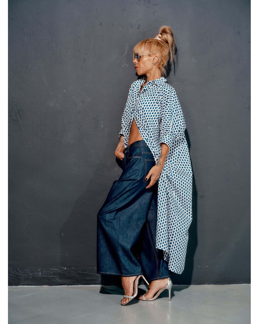 Clothes by Locker Room Blue Wide-Leg Denim Jeans