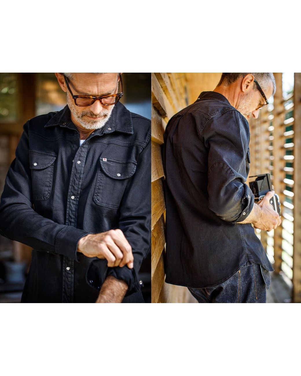 &SONS Trading Co Black Sunday Shirt for men