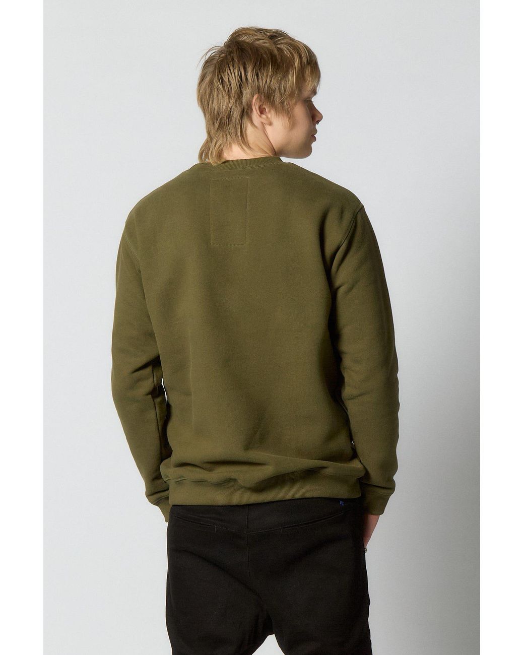 Reet Aus Green Basic Sweatshirt For for men
