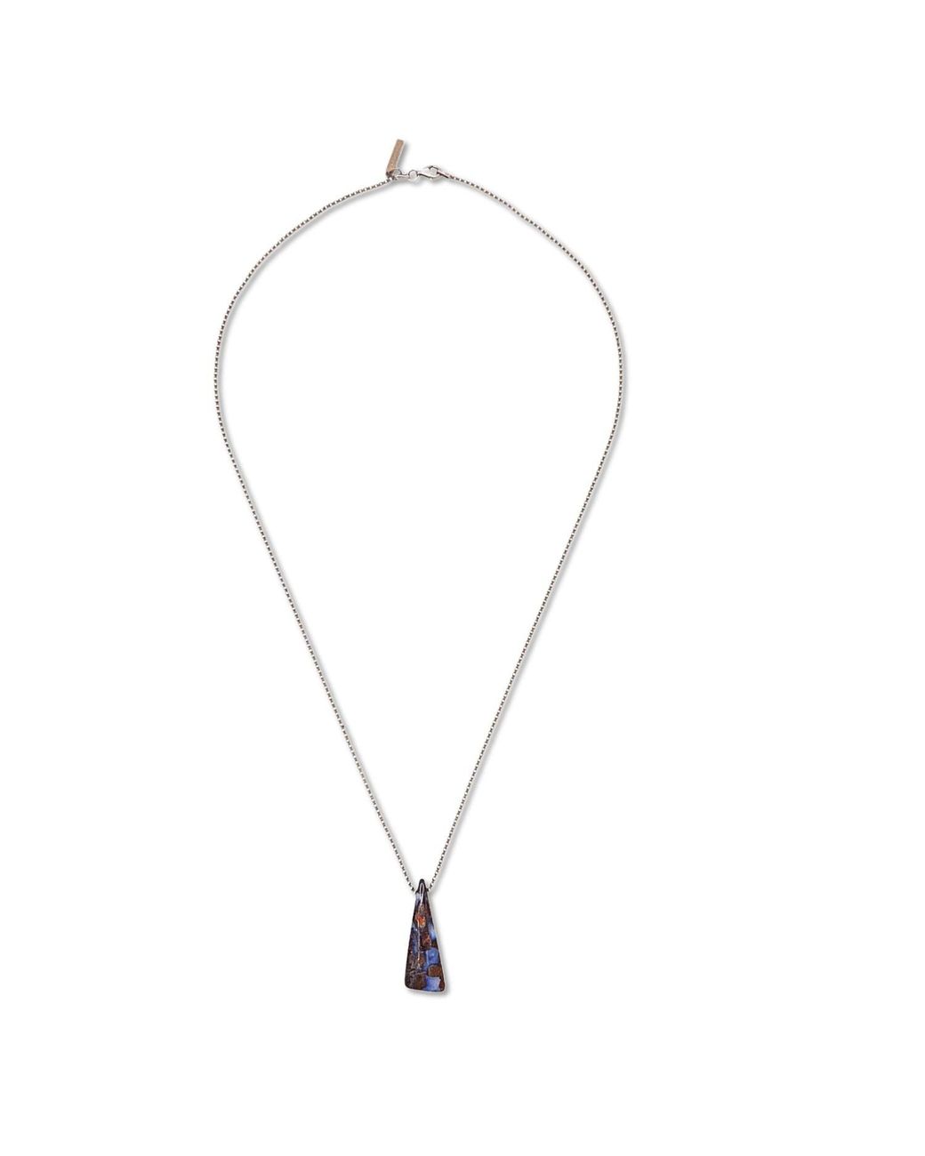 Jaredjamin Metallic Down Under Boulder Opal Necklace for men