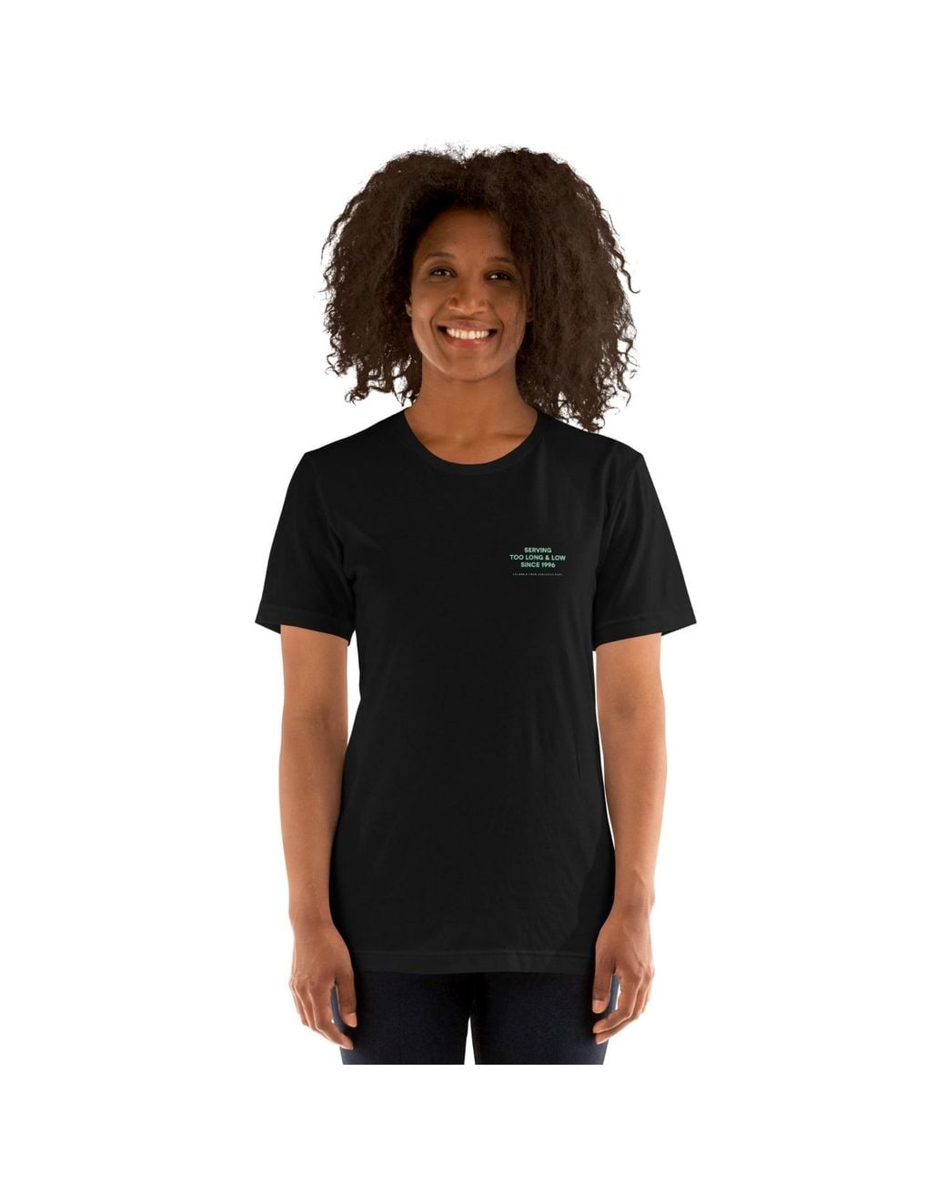 Anchor and Crew Black Set Point Social Volleyball Club League Organic Cotton T-Shirt