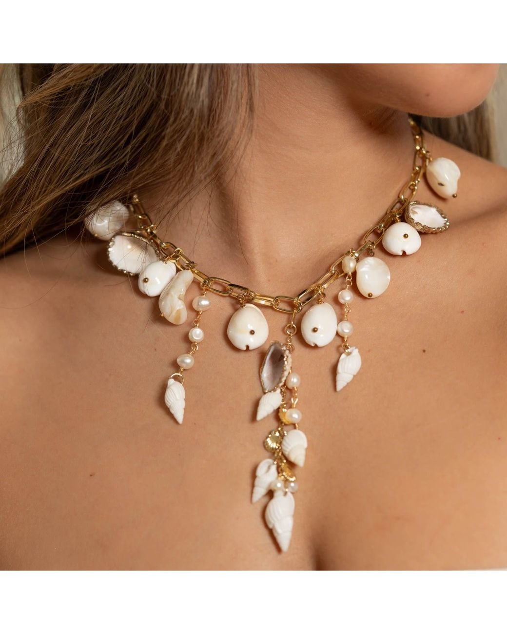 Lalinde Metallic Neutrals Jewel Of The Sea