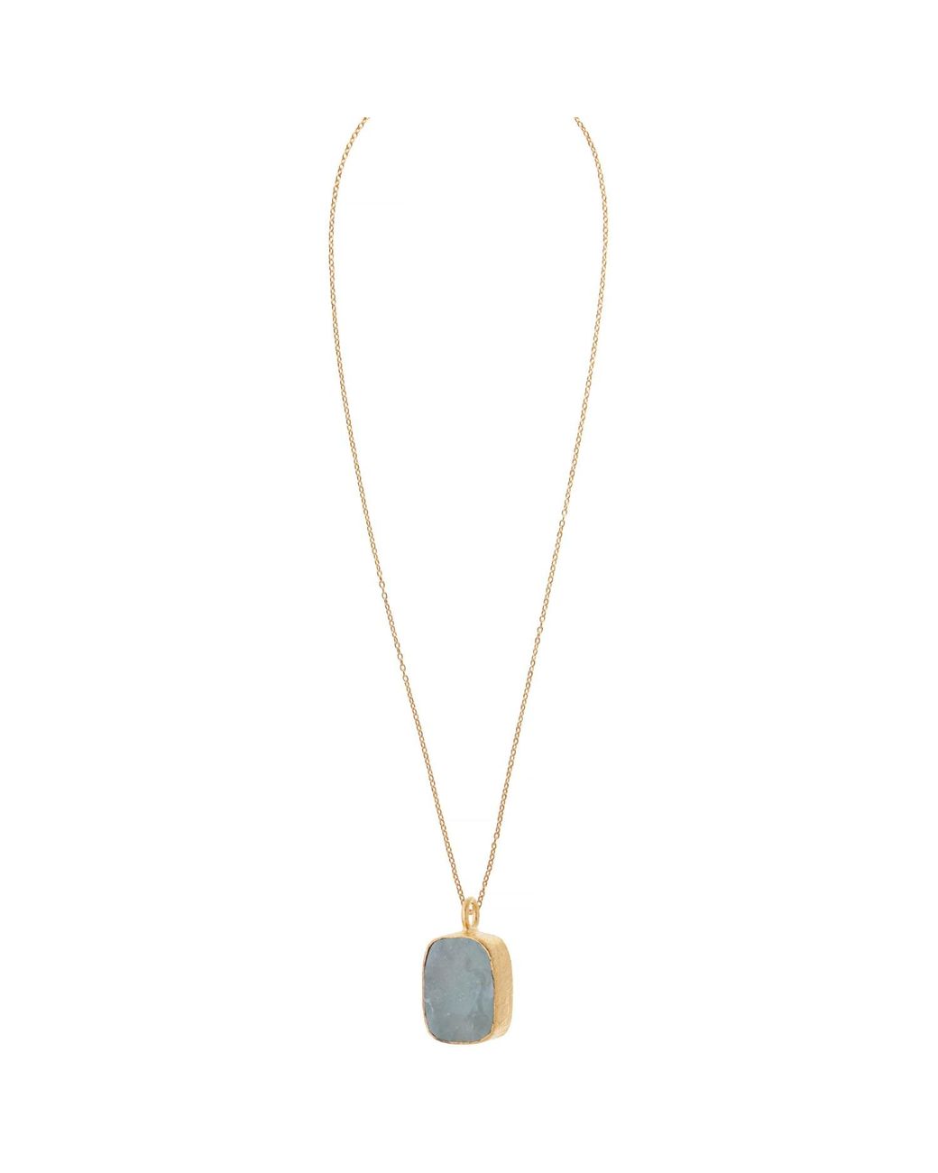 Goddess Charms Blue Elemental Crystal Necklace