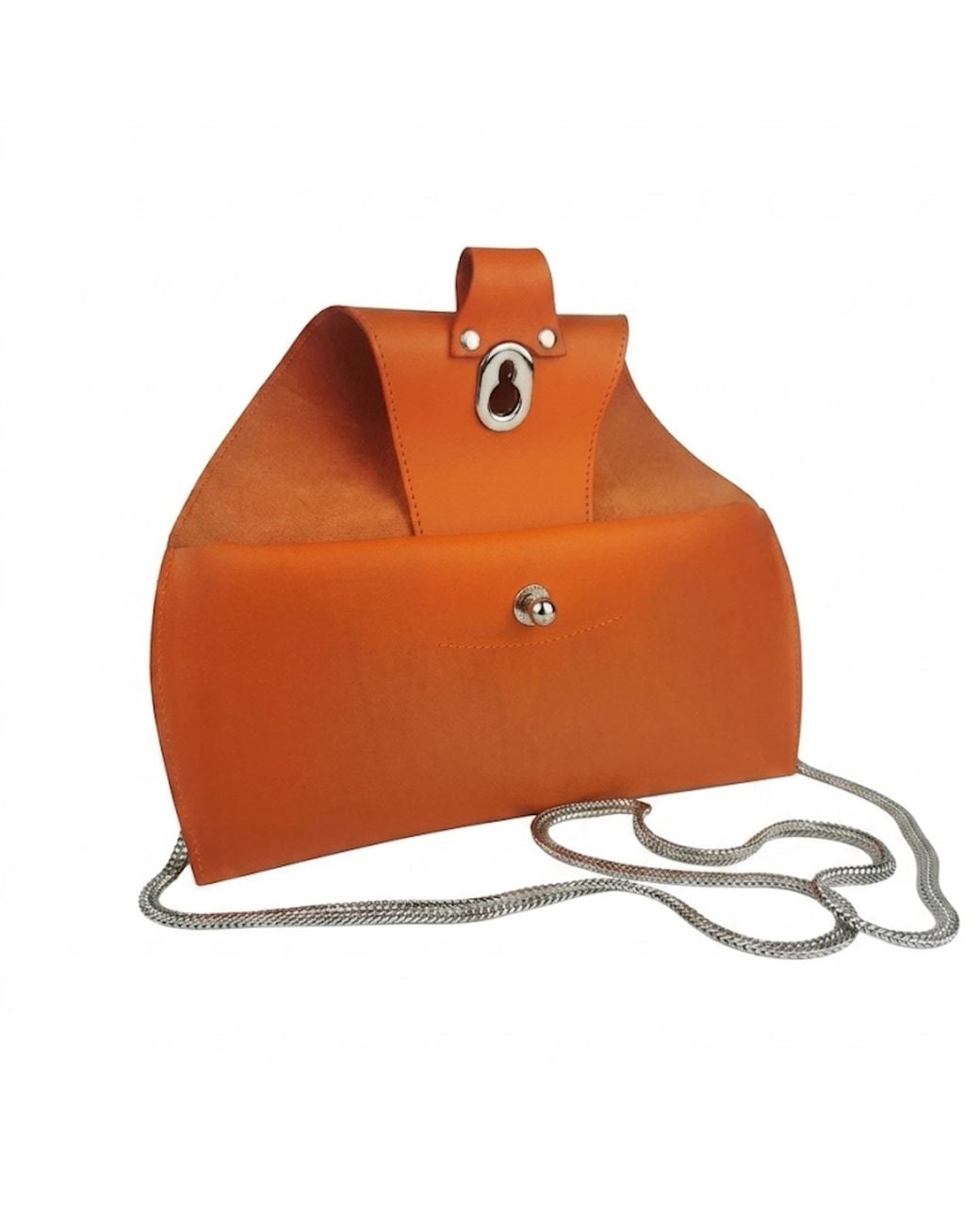 Cocobarclay Orange Loop Clutch