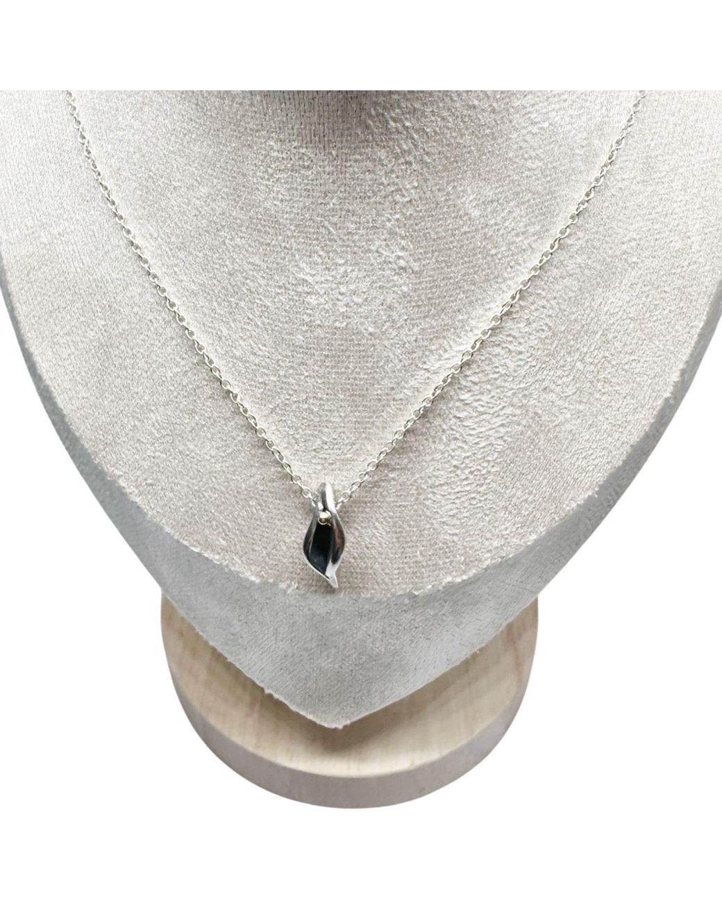Tg-Jewellery by Tamara Gervasio Metallic Erotika Small Pendant Recycle Sterling Chain