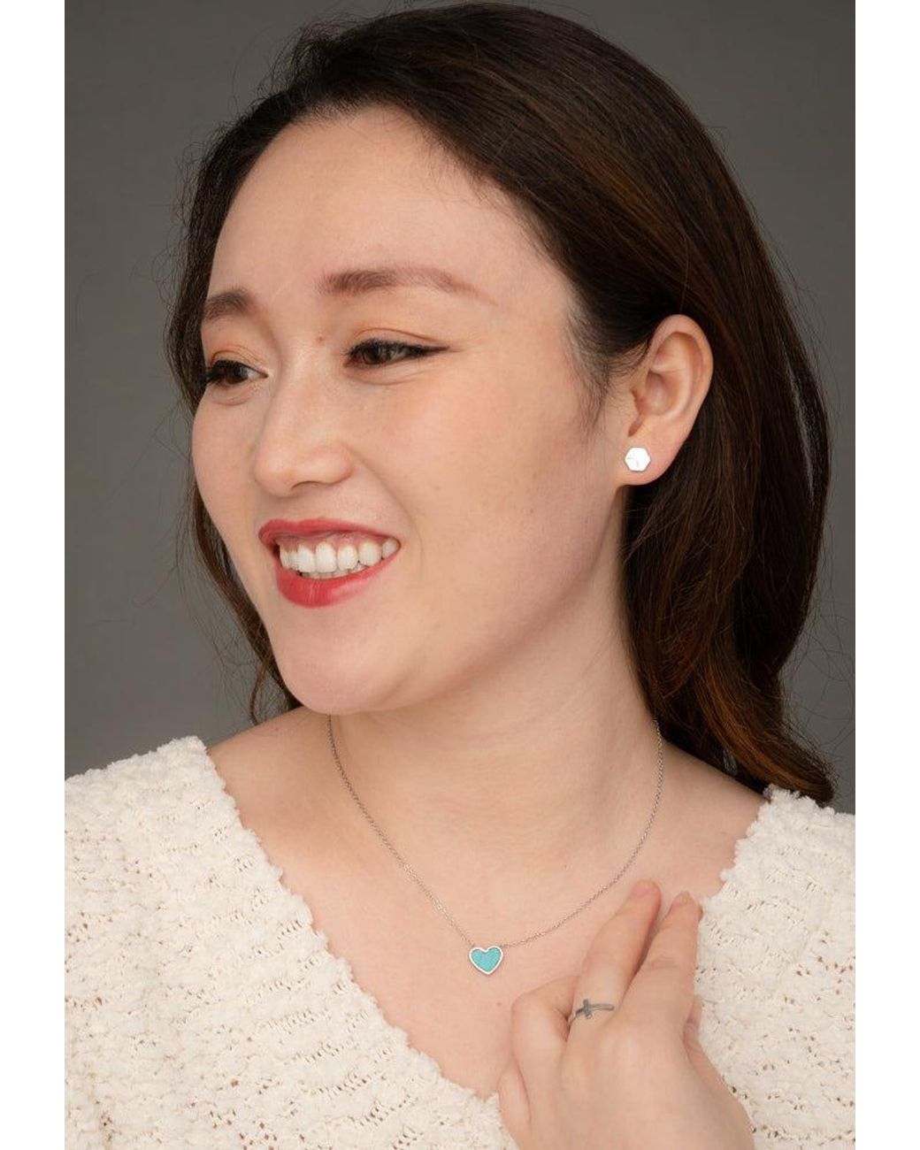 Starfish Project White Bay Heart Pendant Necklace