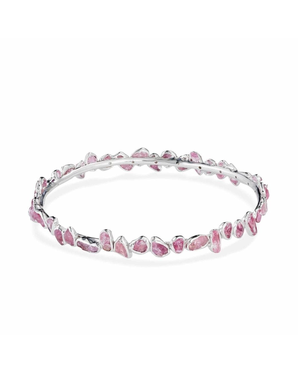 German Kabirski Metallic Aten Bangle With Spinel