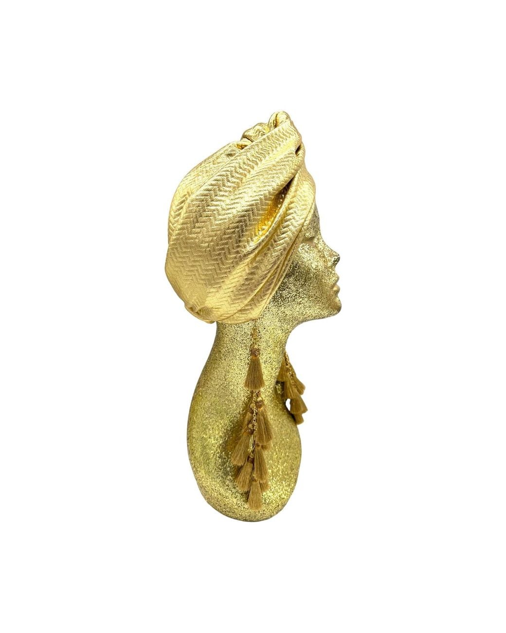 Julia Clancey Metallic Zia Chacha Turban Twist Band