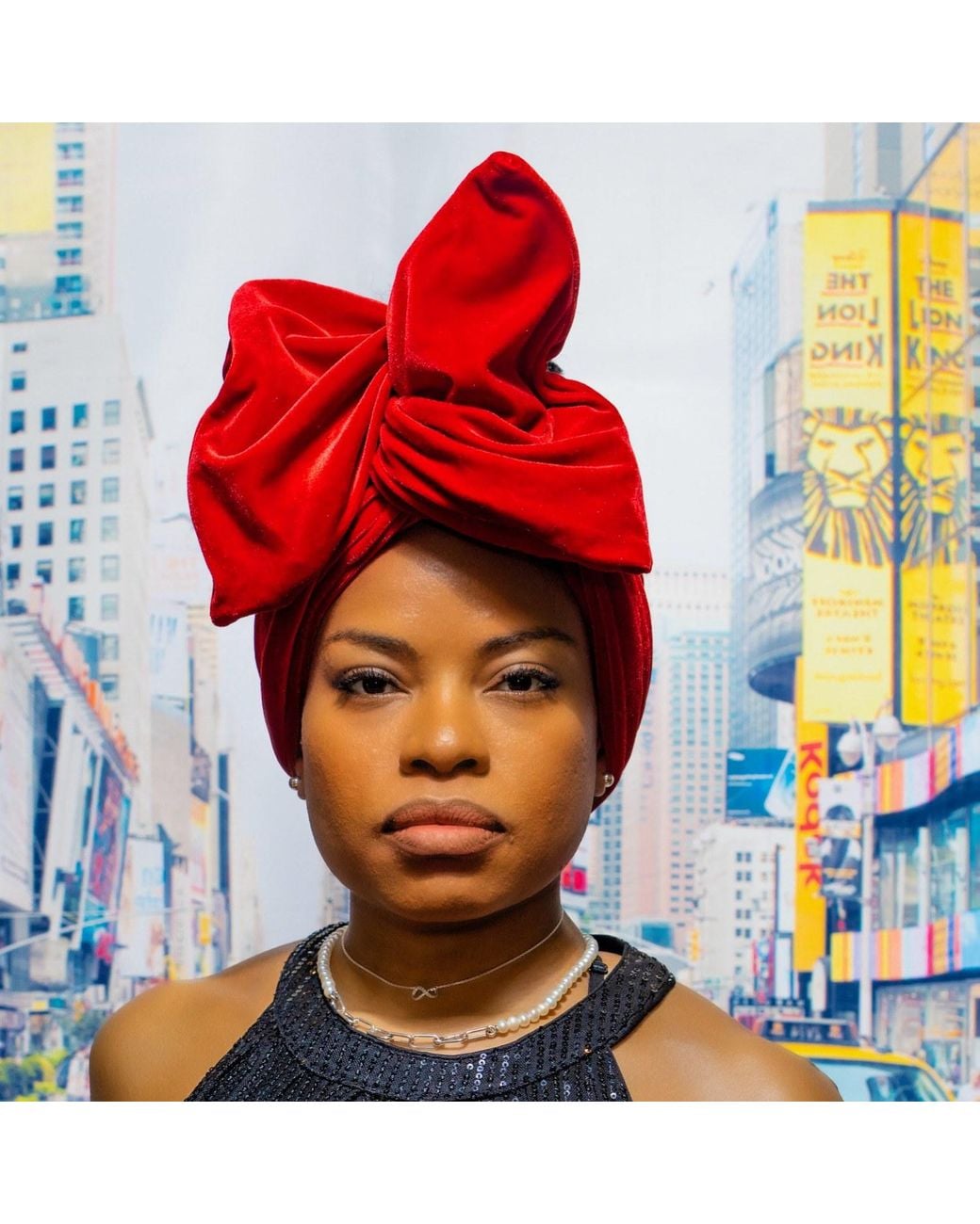 Romer Millinery Red Twisturban Turban