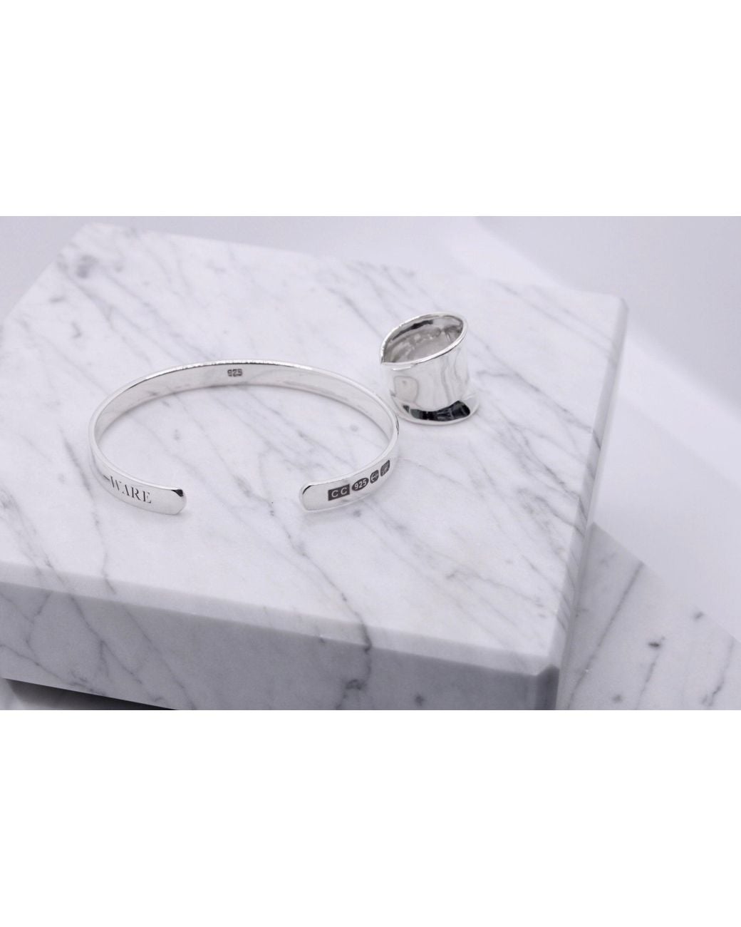 Ware Collective Black Curve Bangle for men