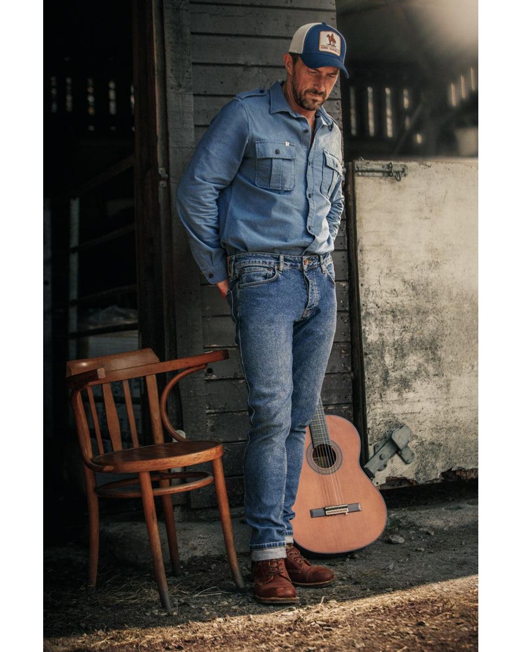 &SONS Trading Co Blue Brandon Jeans Washed for men