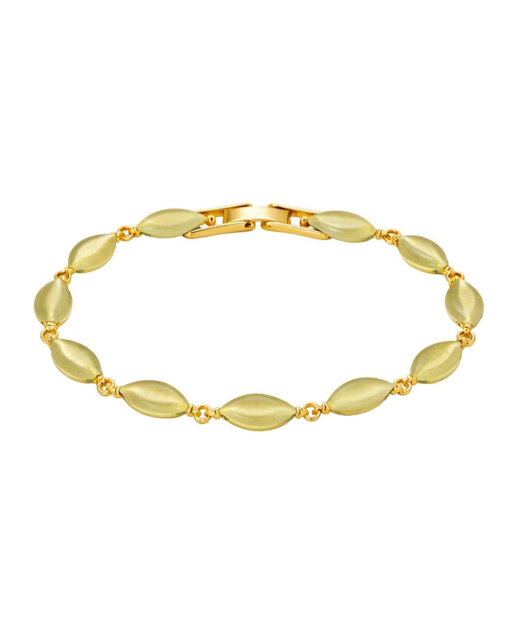 Uchi and Soto Metallic Nekomeishi Cats Eye Bracelet