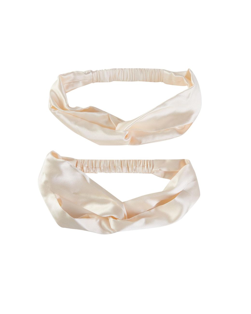 Soft Strokes Silk White Neutrals Pure Mulberry Silk Turban Style Headband