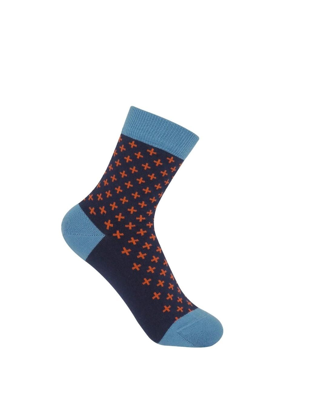 Peper Harow - Made in England Blue Crosslet Socks Bundle
