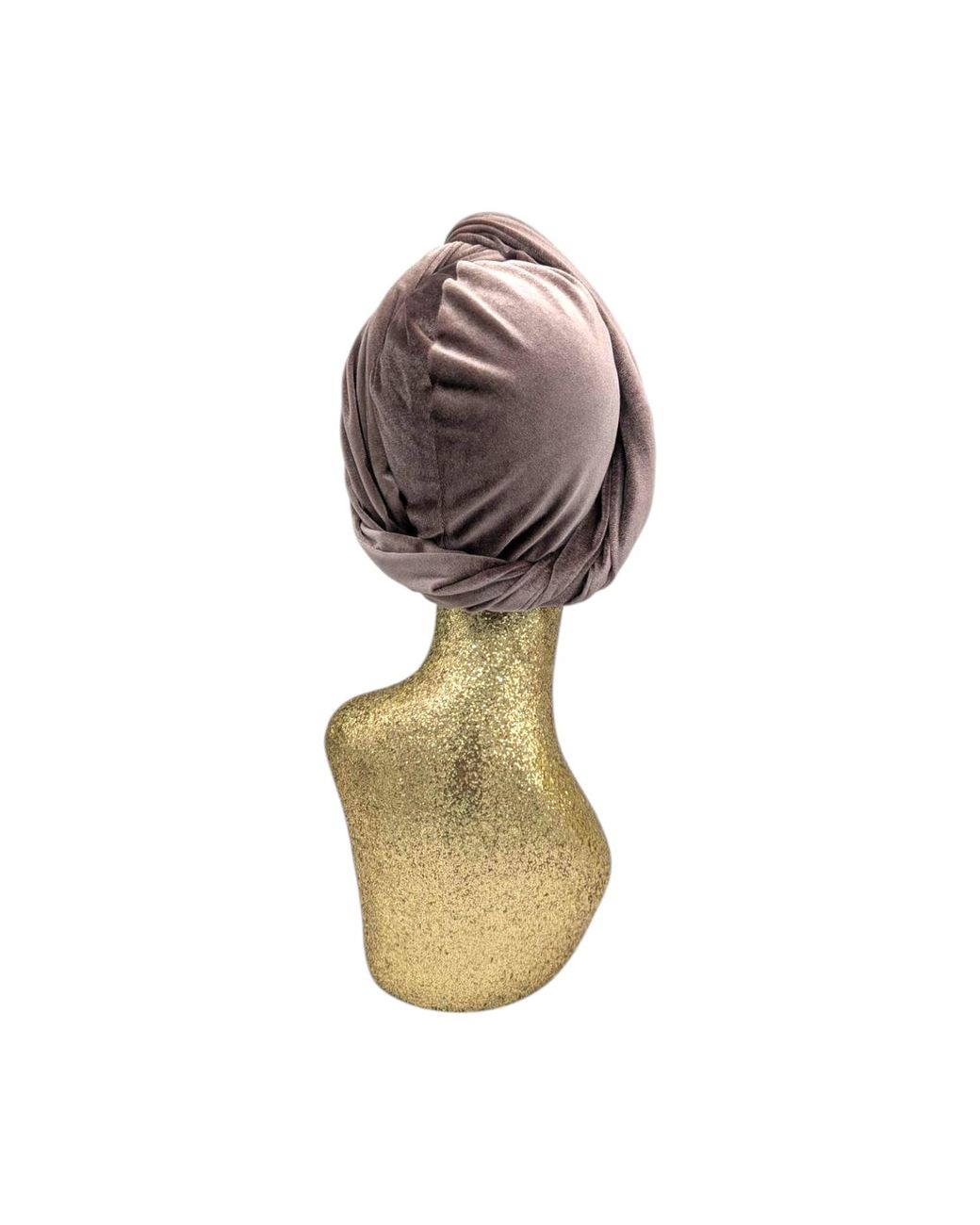 Julia Clancey Brown Classic Madam Mink Turban