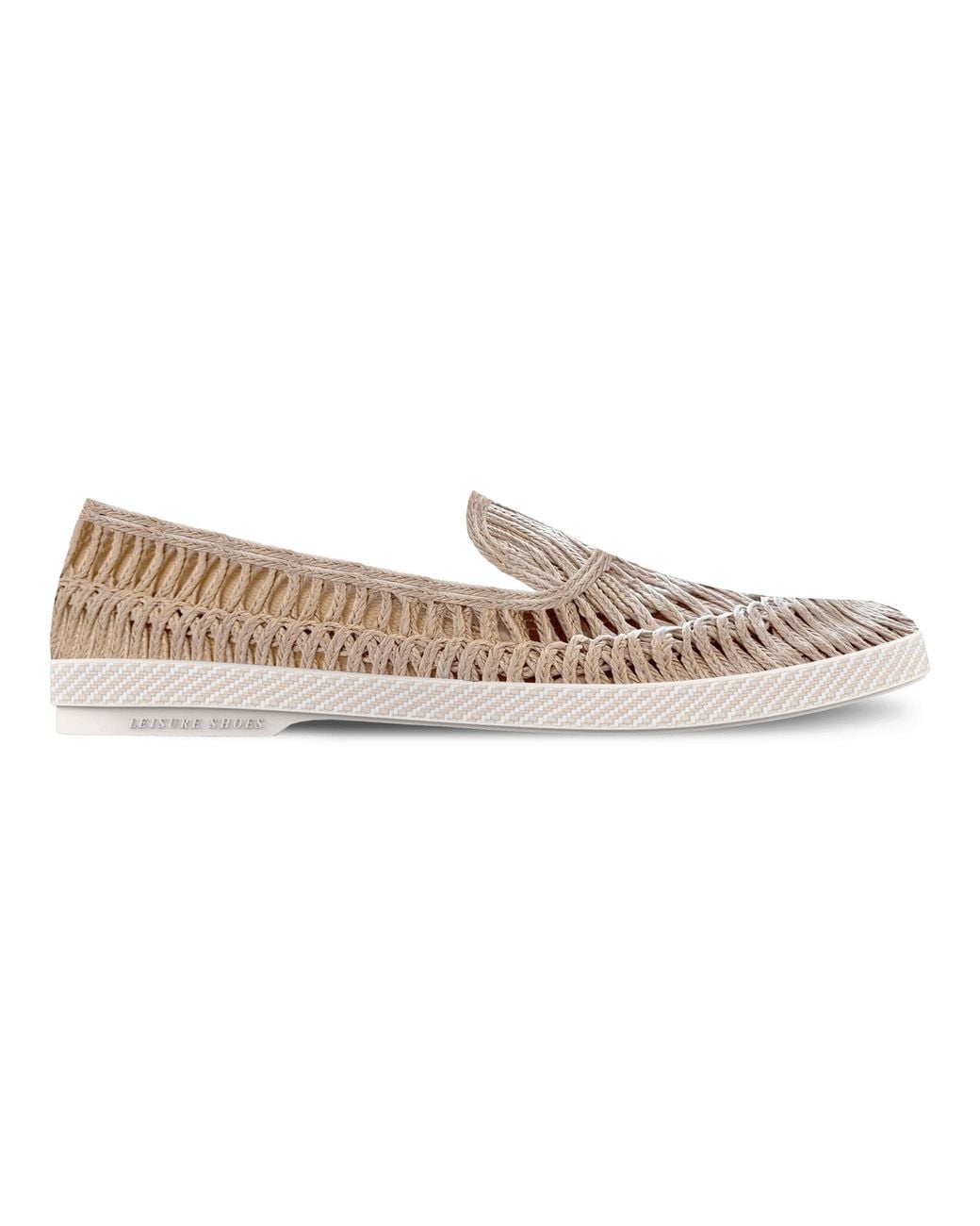 Rivieras Multicolor Braided Raffia Slip-On Loafer