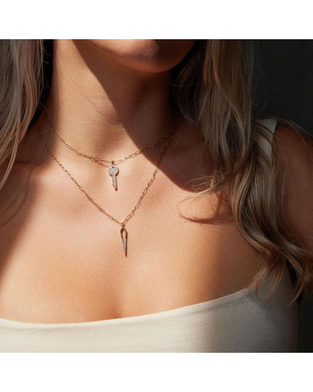 Adriana Pappas Designs Metallic Cosmo Spike Necklace