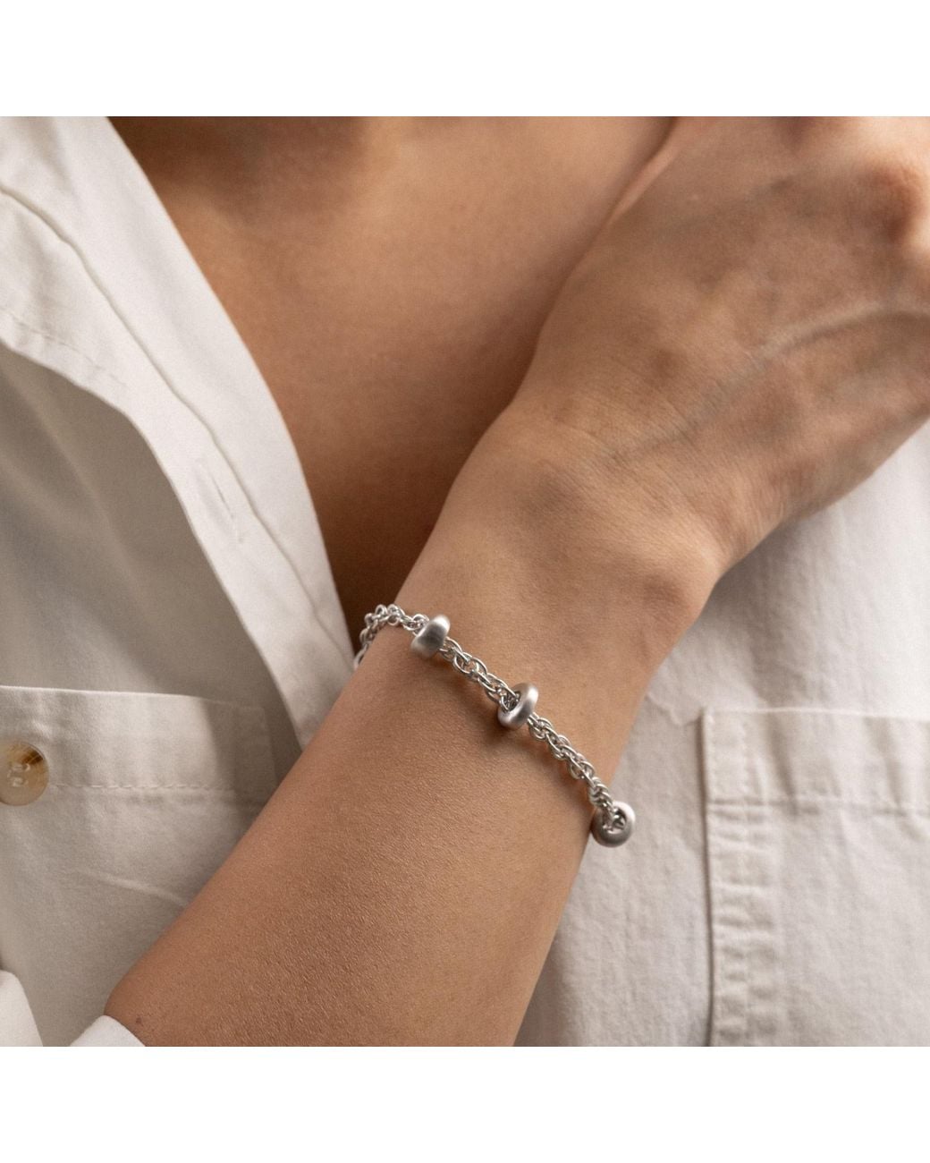 Onia Metallic Terra Chain Bracelet