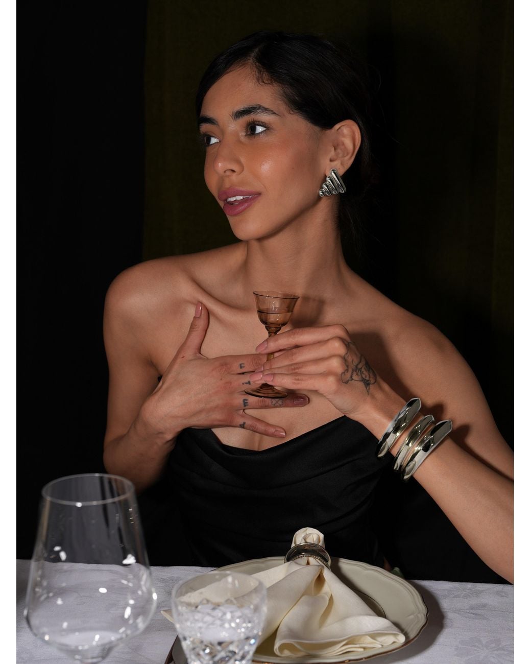 Maison Azur White The Triomphe Cuff Small