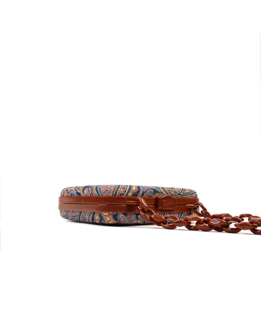 SJW BAGS LONDON Brown Lilibet Box Clutch