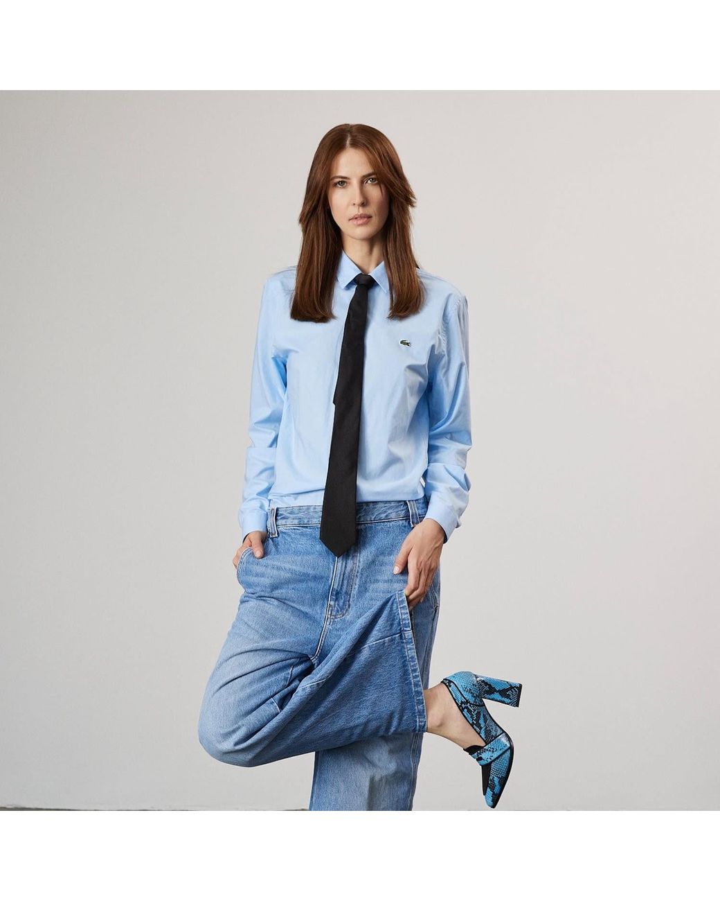 Rosamund Muir London Blue Annabel & Snake Print Loafers