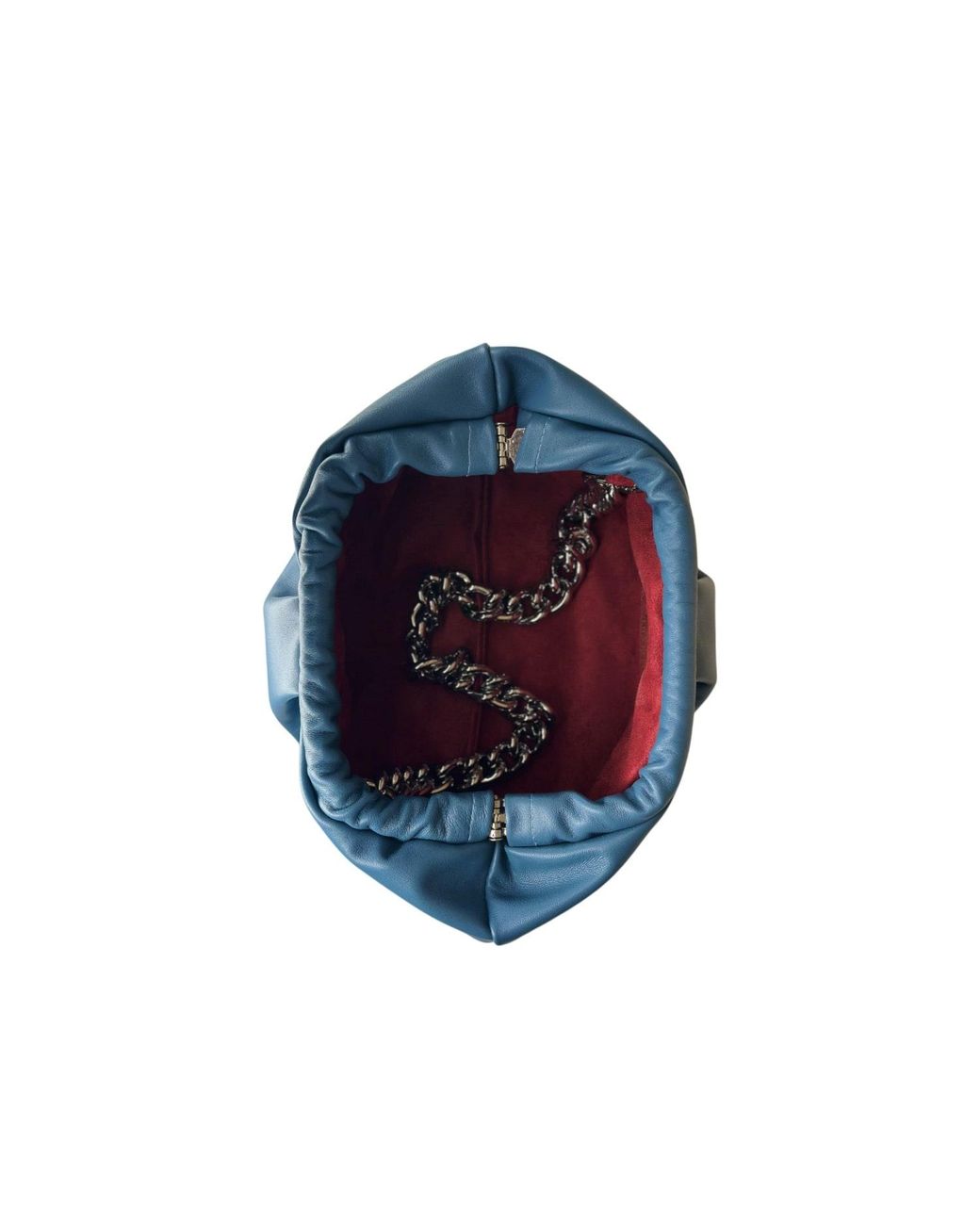 Ruj Heritage Blue Mini Puffy Bag Azzurro Polvere