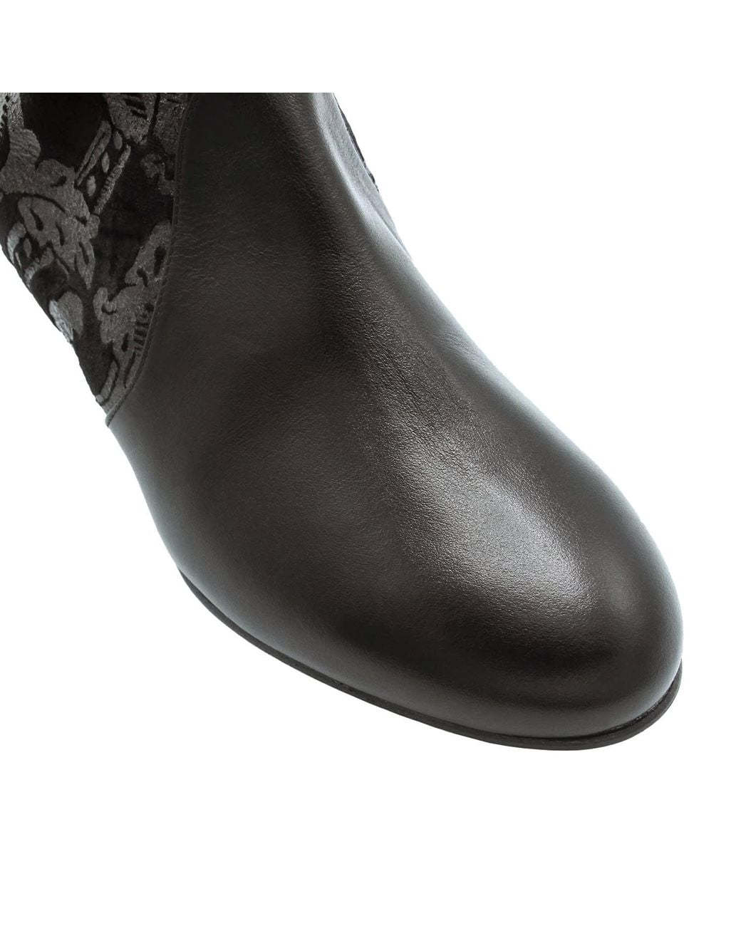 Moon D'elle Black Calante Knee High Boots