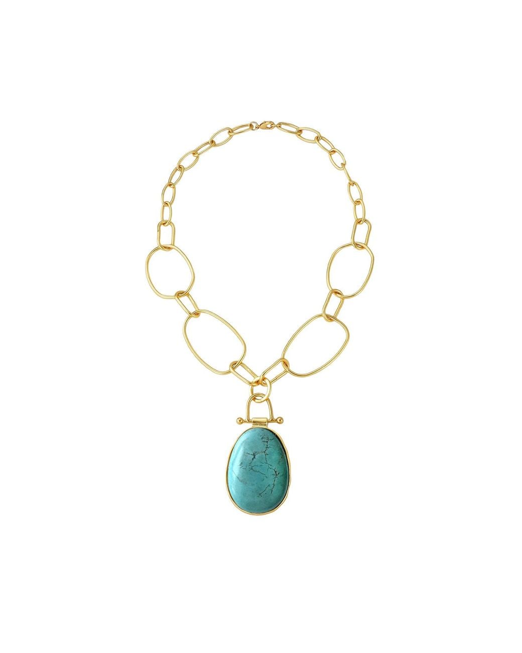 Rare Matters Jewelry Blue Pendant Necklace