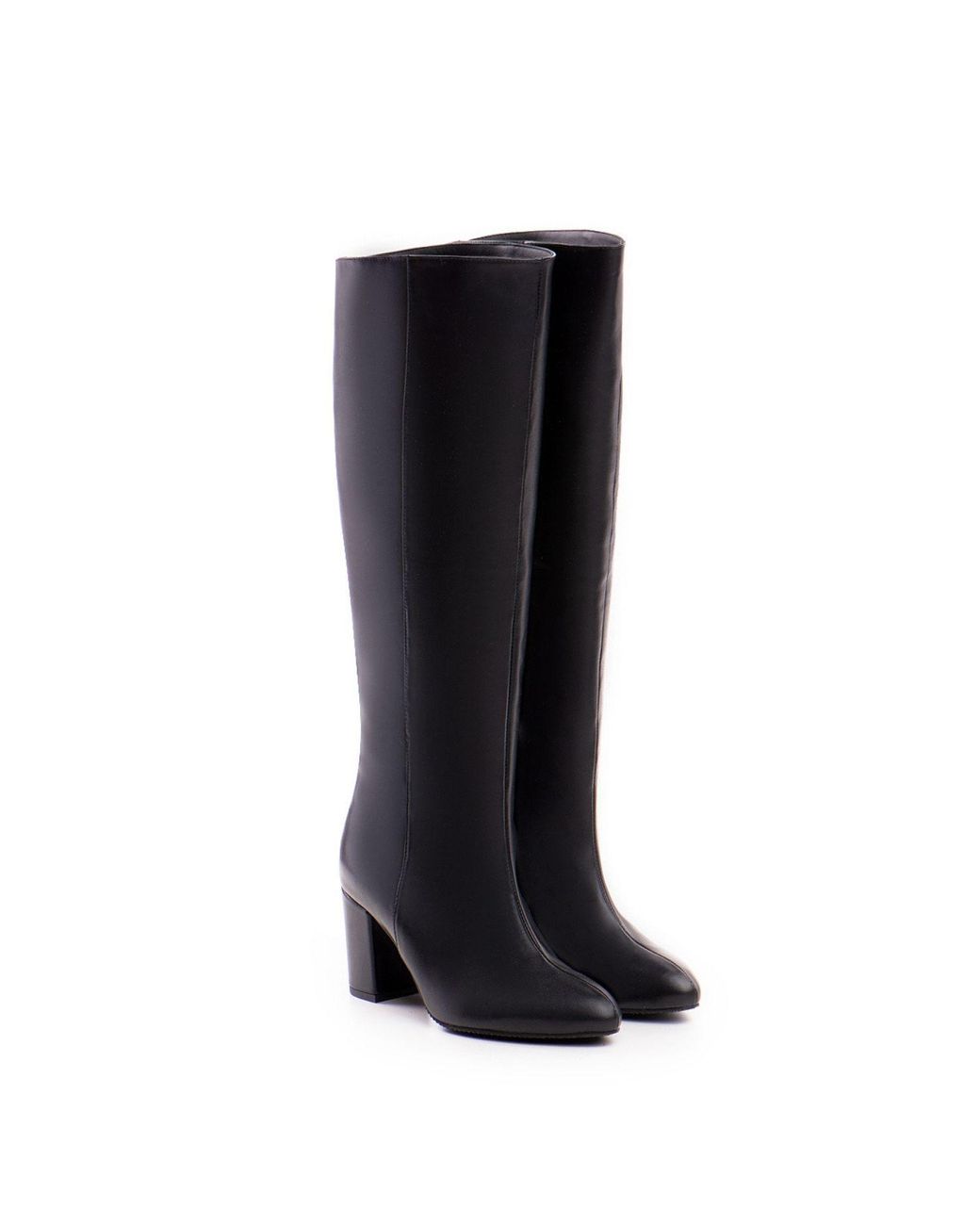 The 5Th Element Black Runa Leather Slouch Boots