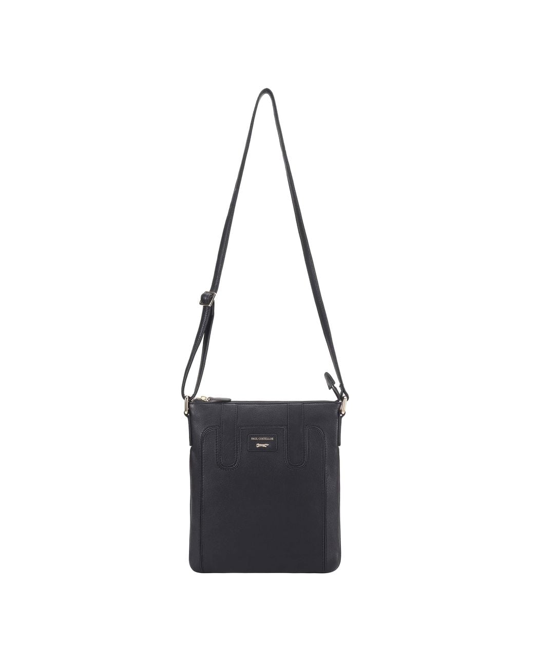 Paul Costelloe Black Marble Crossbody Bag