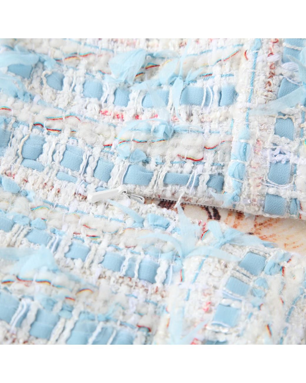 RUE AGTHONIS Blue Melon Shorts