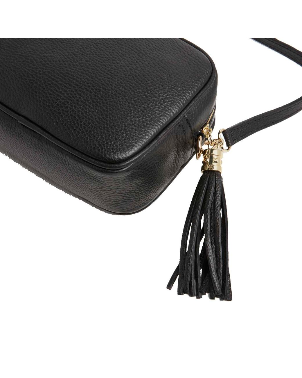 Betsy & Floss Black Verona Crossbody Tassel Bag