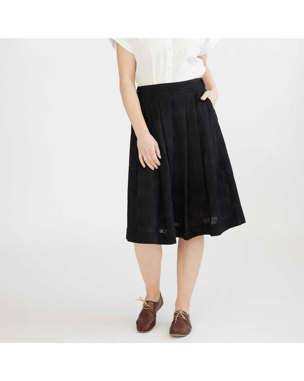 GROBUND Black The Organic Skirt Nelly