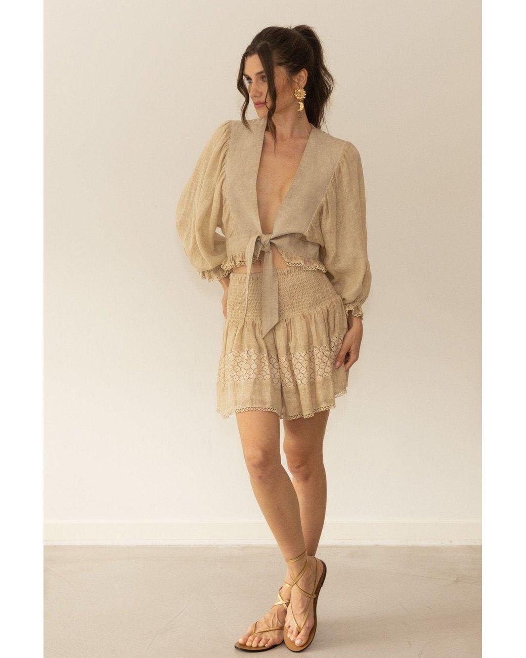 Muche Et Muchette White Ishaan Skirt