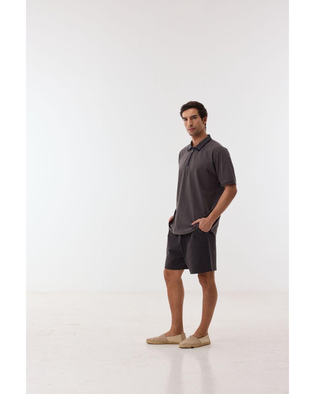 Ashita Fernandes Gray Basil Shirt for men