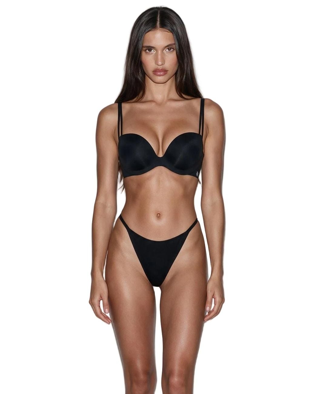 Second Skin Solution Black Second Skin Ultimate Wire-Free Push Up Bra