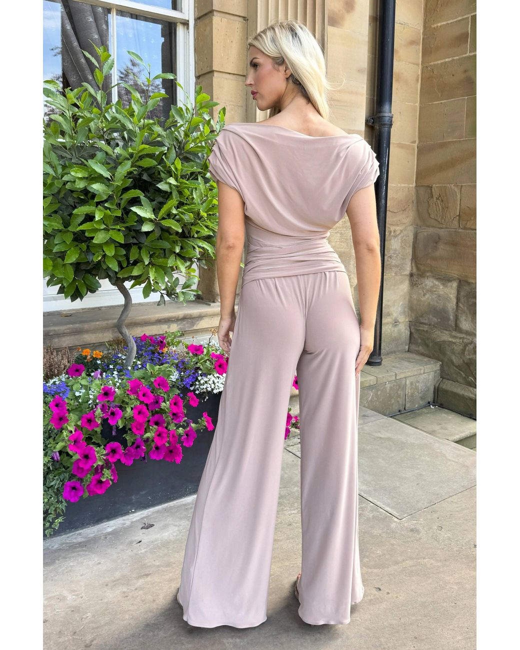 Atom Label Natural Neutrals Carbon Jumpsuit