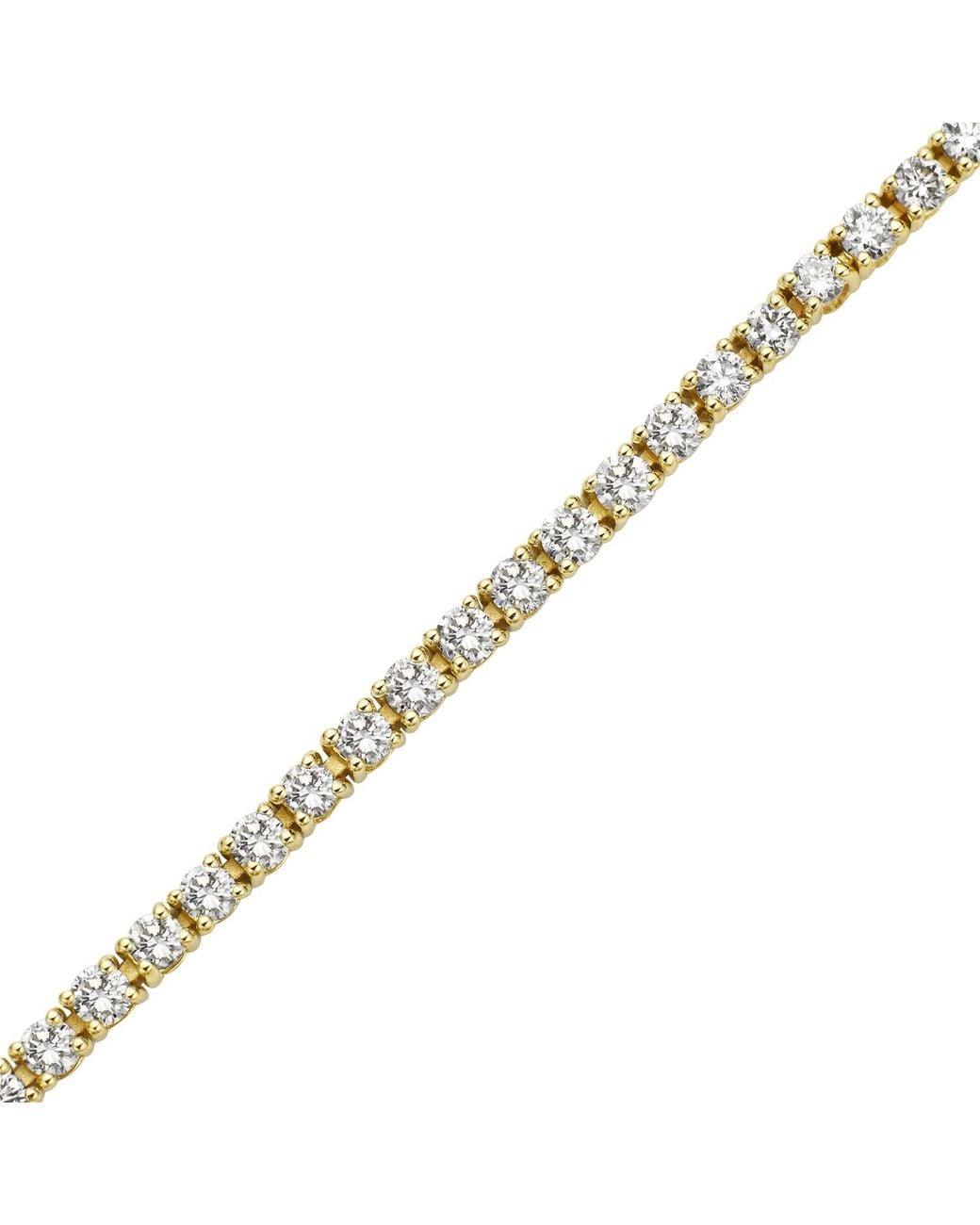 Artisan Metallic Classic Diamond Tennis Bracelet