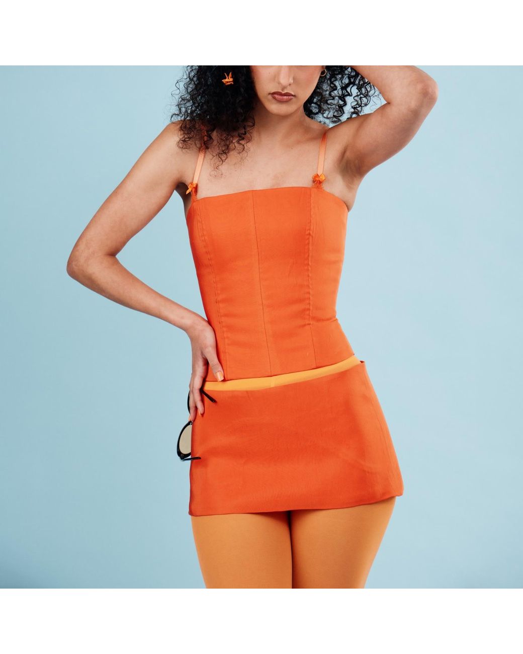 The Coolgirl Nyc Orange Jane Skirt
