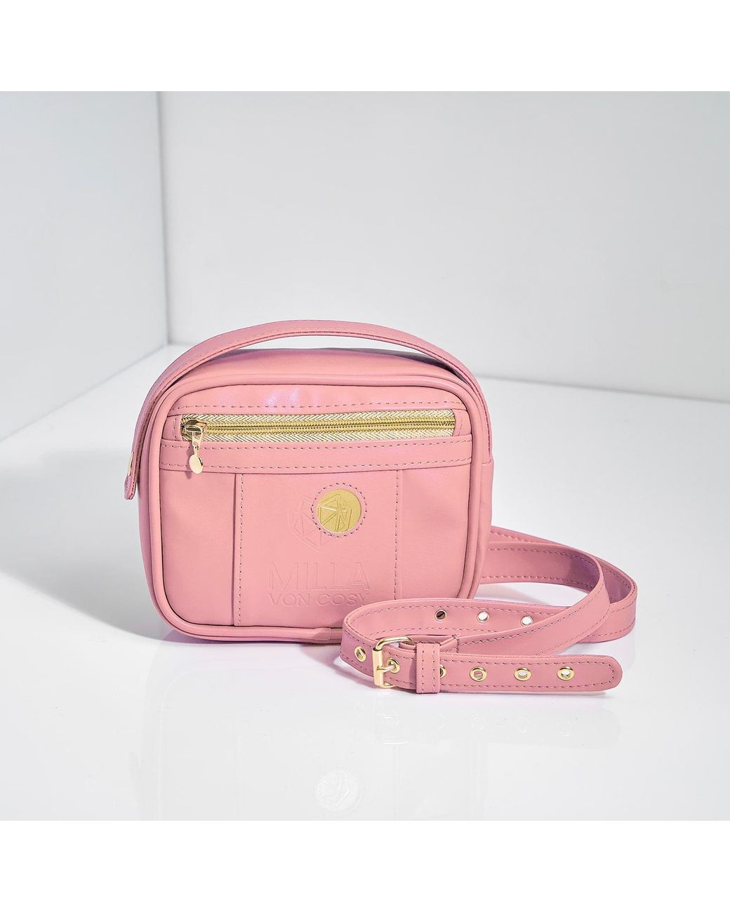 Milla Von Cosy Pink Crossbody Bag Vibe Rosé