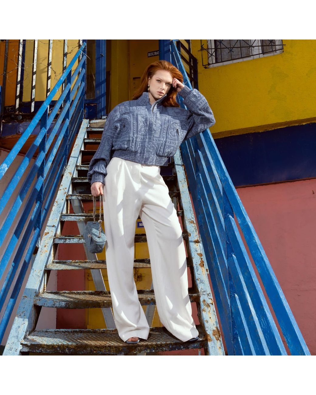 Mandragora White Naia Trousers