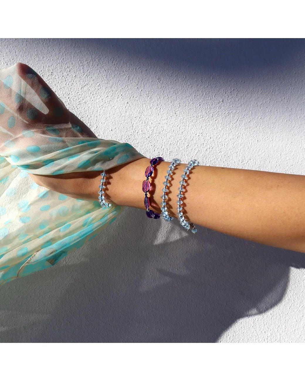 Mineralgems•Studio Purple Top Quality Amethyst Bracelet