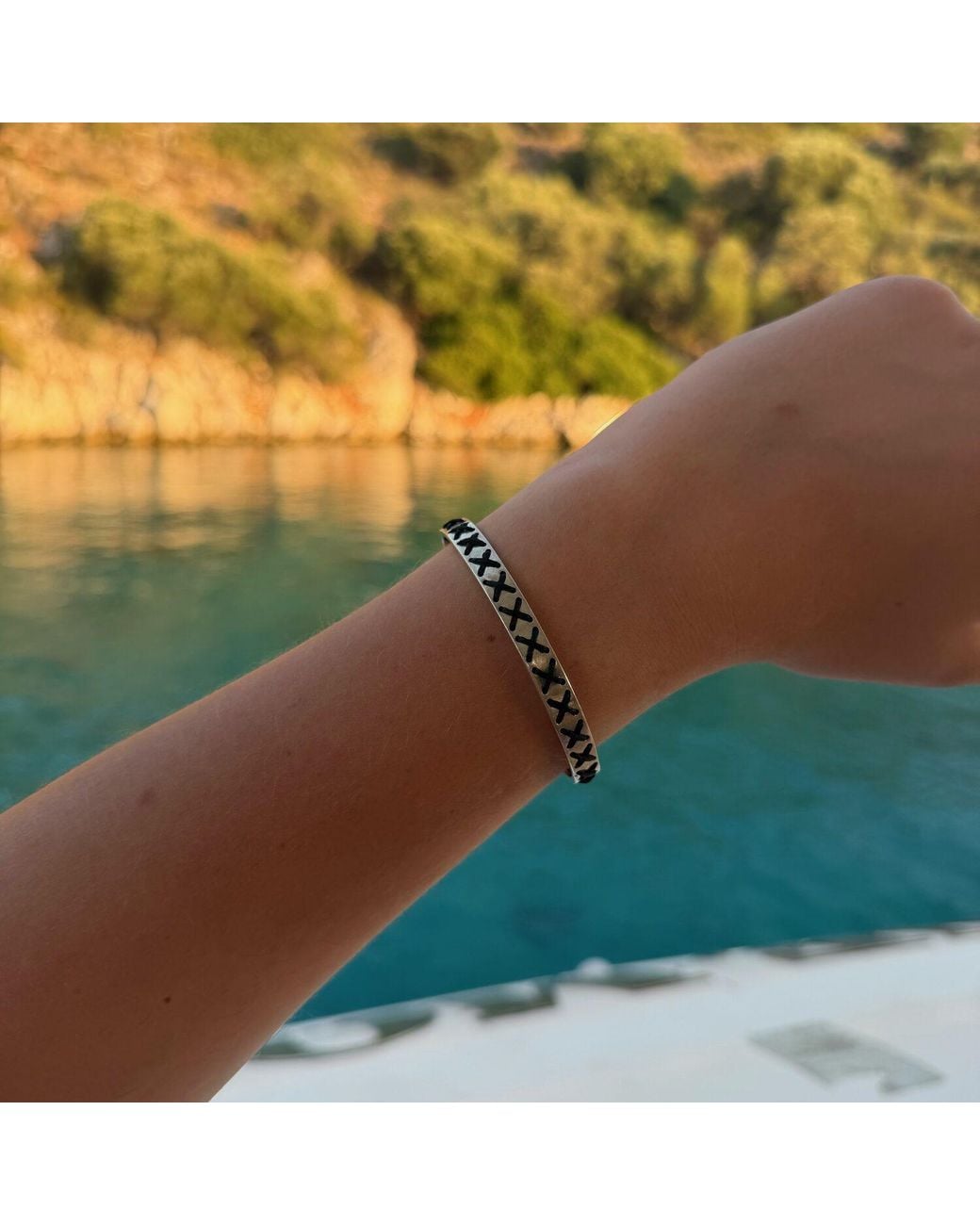La Pluie Jewellery Metallic Ajax Cuff for men
