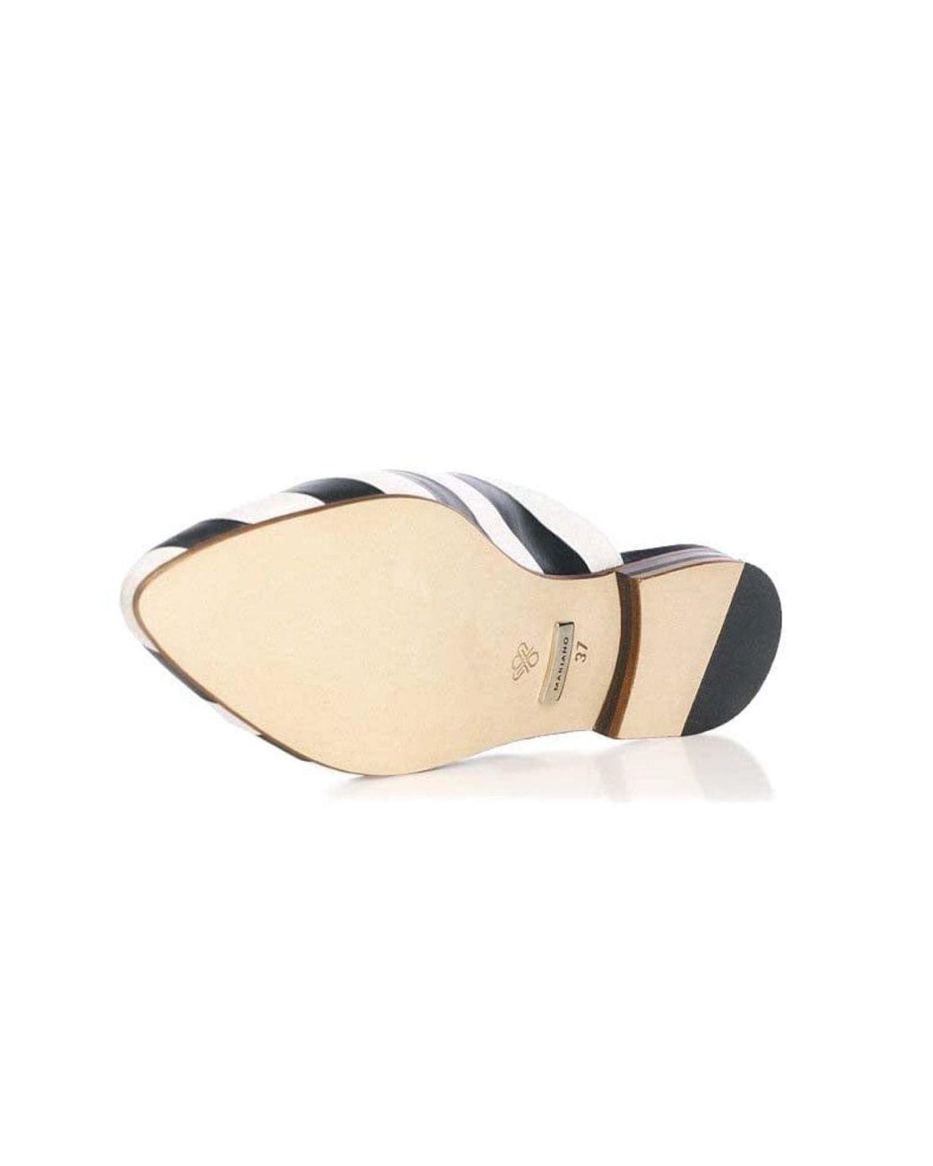 Mariano Shoes Metallic Gambôa Mules