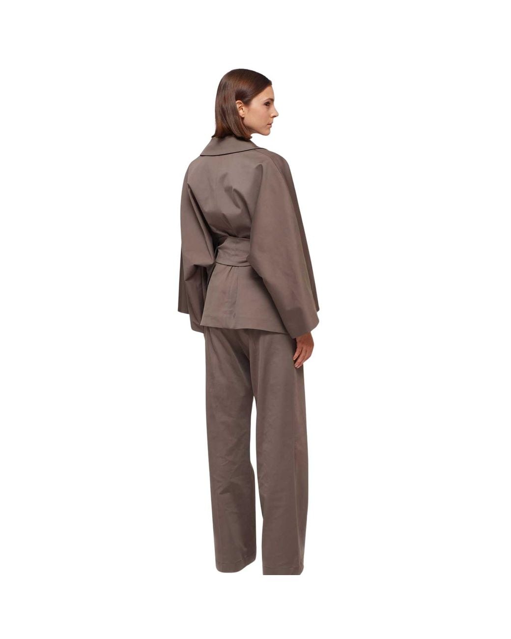 Humans & Land Brown Taupe Kimono Jacket