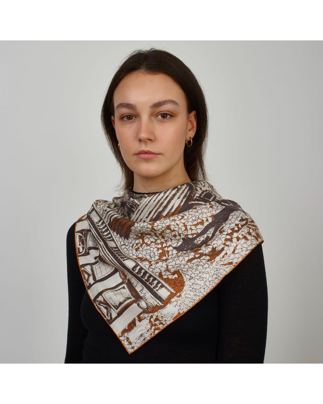 Richard Allan London Multicolor London Silk Scarf