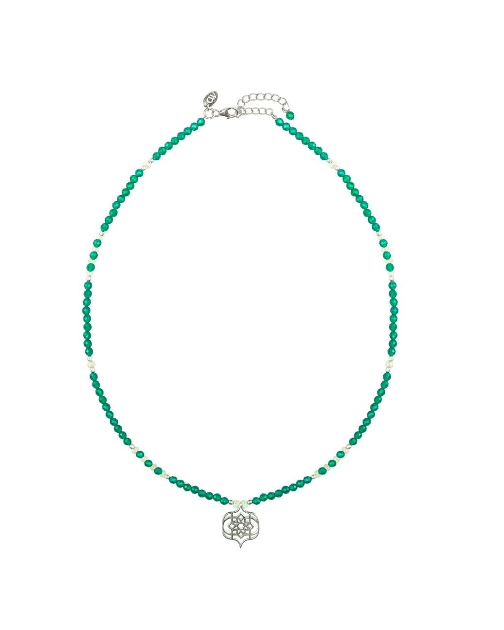 Charlotte's Web Jewellery Green Sevilla Dream Beaded Necklace